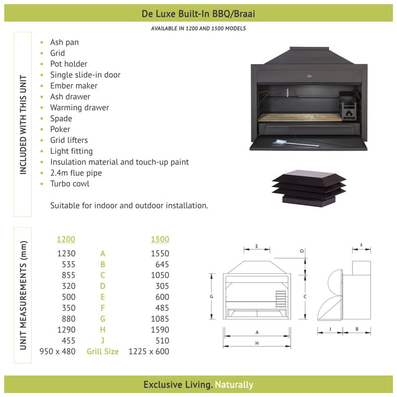 De Luxe Built-In BBQ image 2