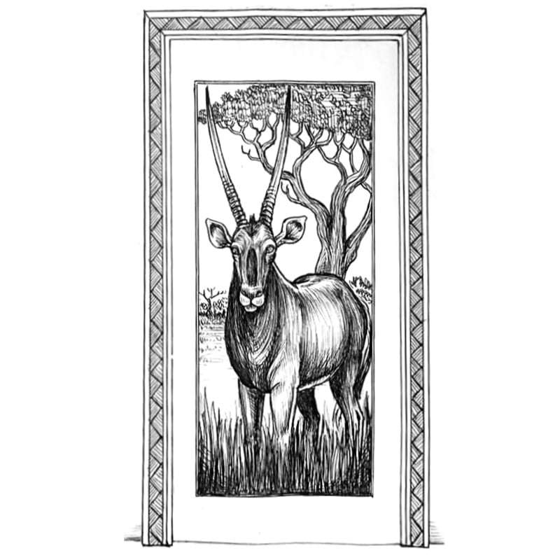 Oryx & Ghaf Tree Door image 2