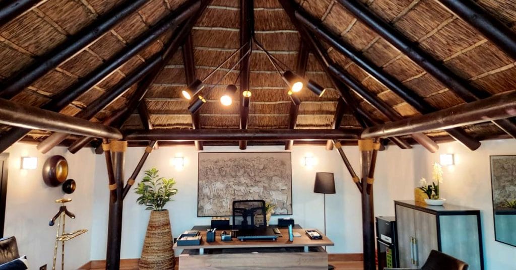 Cape Reed thatched home office