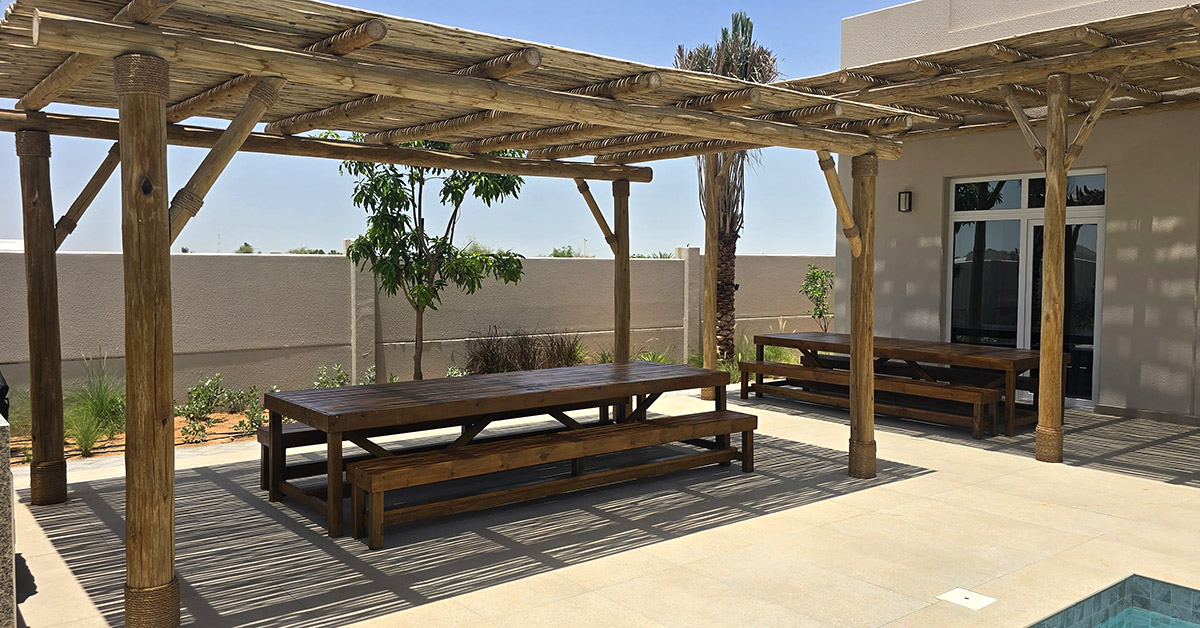 Sustainable Shade, Family Living: A Full Villa Transformation in Abu Dhabi